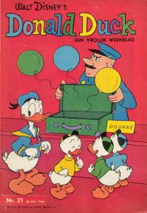 Front cover: Donald Duck - 1966 - Nr. 31