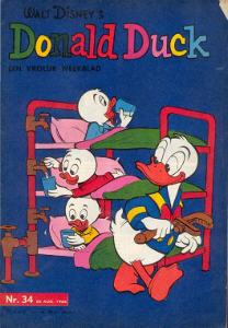 Front cover: Donald Duck - 1966 - Nr. 34