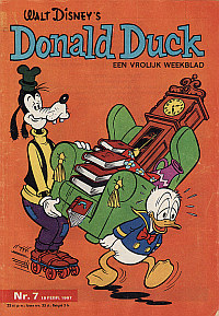 Front cover: Donald Duck - 1967 - Nr. 07