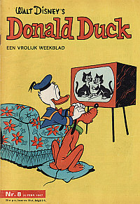 Front cover: Donald Duck - 1967 - Nr. 08