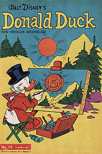 Front cover: Donald Duck - 1967 - Nr. 15