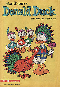 Front cover: Donald Duck - 1967 - Nr. 17