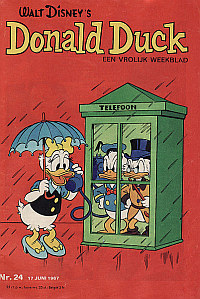 Front cover: Donald Duck - 1967 - Nr. 24