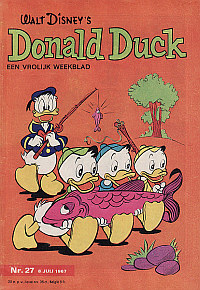 Front cover: Donald Duck - 1967 - Nr. 27