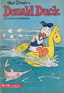 Front cover: Donald Duck - 1967 - Nr. 28