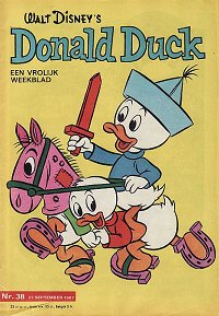 Front cover: Donald Duck - 1967 - Nr. 38