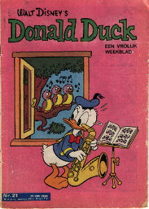 Front cover: Donald Duck - 1968 - Nr. 21