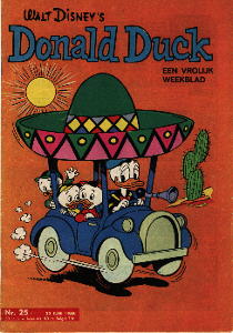 Front cover: Donald Duck - 1968 - Nr. 25