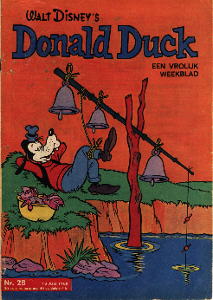 Front cover: Donald Duck - 1968 - Nr. 28