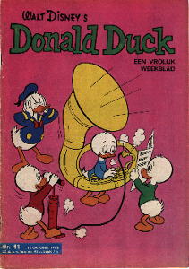 Front cover: Donald Duck - 1968 - Nr. 41