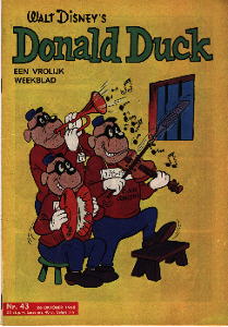 Front cover: Donald Duck - 1968 - Nr. 43