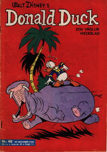 Front cover: Donald Duck - 1968 - Nr. 48