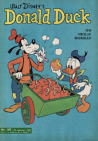 Front cover: Donald Duck - 1969 - Nr. 39