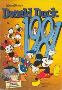 Front cover: Donald Duck - 1981 - Nr. 01