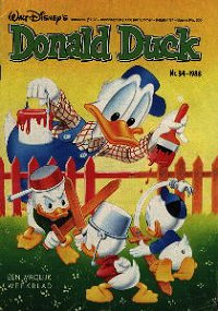 Front cover: Donald Duck - 1988 - Nr. 34