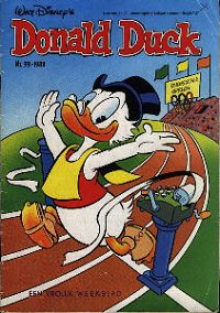 Front cover: Donald Duck - 1988 - Nr. 39