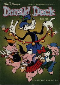 Front cover: Donald Duck - 1988 - Nr. 51