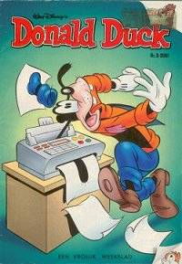 Front cover: Donald Duck - 2001 - Nr. 08