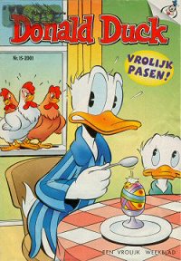 Front cover: Donald Duck - 2001 - Nr. 15