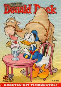 Front cover: Donald Duck - 2002 - Nr. 25