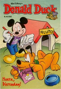 Front cover: Donald Duck - 2002 - Nr. 40