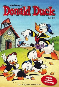 Front cover: Donald Duck - 2008 - Nr. 36