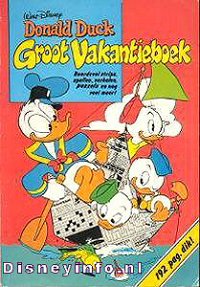 Front cover: Donald Duck - Groot Vakantieboek - 1978