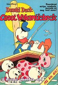 Front cover: Donald Duck - Groot Vakantieboek - 1979