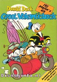 Front cover: Donald Duck - Groot Vakantieboek - 1981