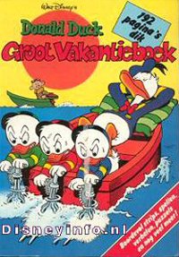 Front cover: Donald Duck - Groot Vakantieboek - 1982