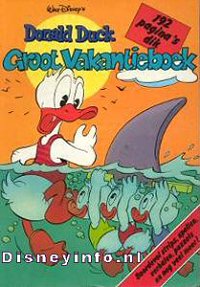 Front cover: Donald Duck - Groot Vakantieboek - 1983