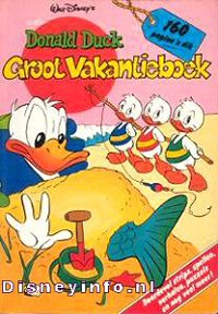 Front cover: Donald Duck - Groot Vakantieboek - 1984