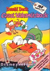 Front cover: Donald Duck - Groot Vakantieboek - 1985