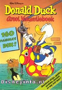 Front cover: Donald Duck - Groot Vakantieboek - 1987