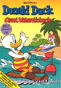 Front cover: Donald Duck - Groot Vakantieboek - 1988