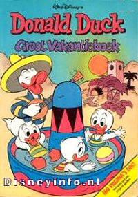 Front cover: Donald Duck - Groot Vakantieboek - 1989