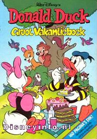 Front cover: Donald Duck - Groot Vakantieboek - 1990