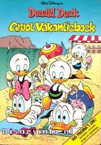 Front cover: Donald Duck - Groot Vakantieboek - 1991