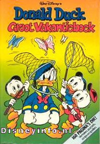 Front cover: Donald Duck - Groot Vakantieboek - 1992