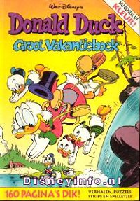 Front cover: Donald Duck - Groot Vakantieboek - 1993