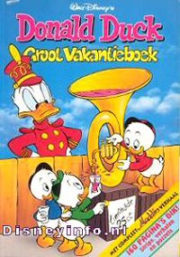 Front cover: Donald Duck - Groot Vakantieboek - 1995