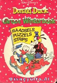 Front cover: Donald Duck - Groot Winterboek - 1981