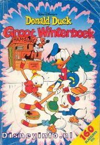 Front cover: Donald Duck - Groot Winterboek - 1984