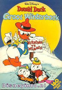 Front cover: Donald Duck - Groot Winterboek - 1985