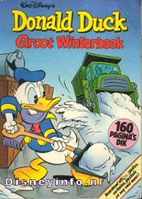 Front cover: Donald Duck - Groot Winterboek - 1987