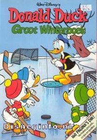 Front cover: Donald Duck - Groot Winterboek - 1989