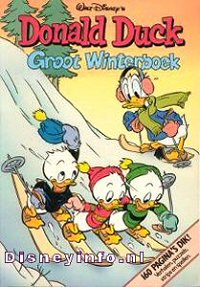 Front cover: Donald Duck - Groot Winterboek - 1990