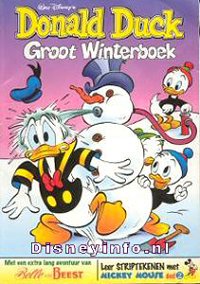 Front cover: Donald Duck - Groot Winterboek - 1996