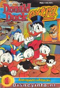 Front cover: Donald Duck Extra - 1987 - 01 - Penningjacht In Pittoreskië