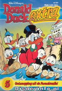 Front cover: Donald Duck Extra - 1987 - 05 - Ontsnapping Uit De Purnalavallei